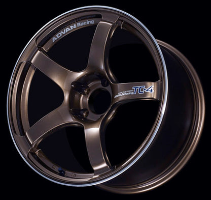 Advan TC4 16x8.0 +38 4-100 Umber Bronze Metallic Wheel (No Ring) 0