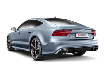 Akrapovic 14-17 Audi RS7 Sportback (C7) Evolution Line Cat Back (Titanium) w/ Carbon Tips 3