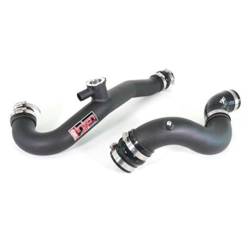 Injen 15-19 Ford Mustang 2.3L EcoBoost Aluminum Intercooler Piping Kit - Wrinkle Black 0