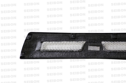 Seibon 08-12 Mitsubishi Lancer Evo X Shaved Emblem Carbon Fiber Front Grill does not fit MR model 0