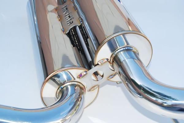 Invidia 02-08 Nissan 350z Gemini Single Layer Titanium Tip Cat-back Exhaust - 350Z & 350z