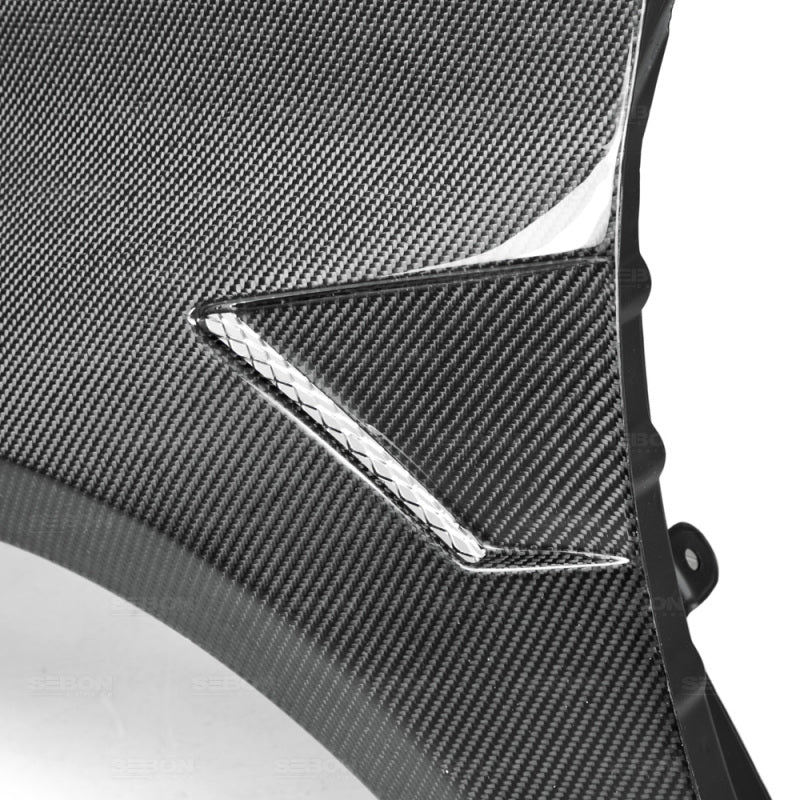 Seibon 10-12 Volkswagen Golf Carbon Fiber Fenders - Wide 3