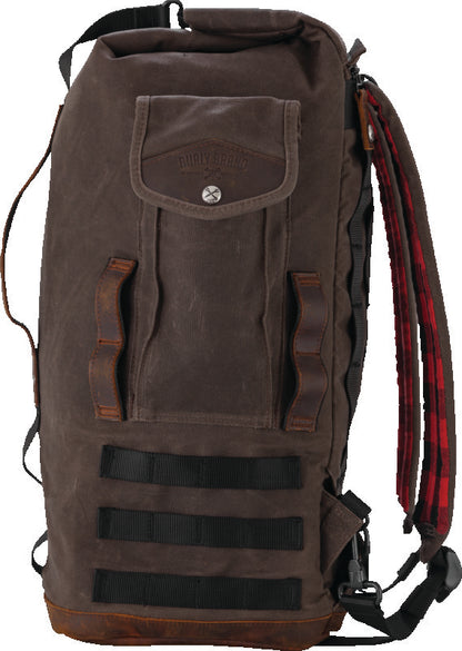 Burly Brand Voyager Sissy Bar Backpack - Dark Oak