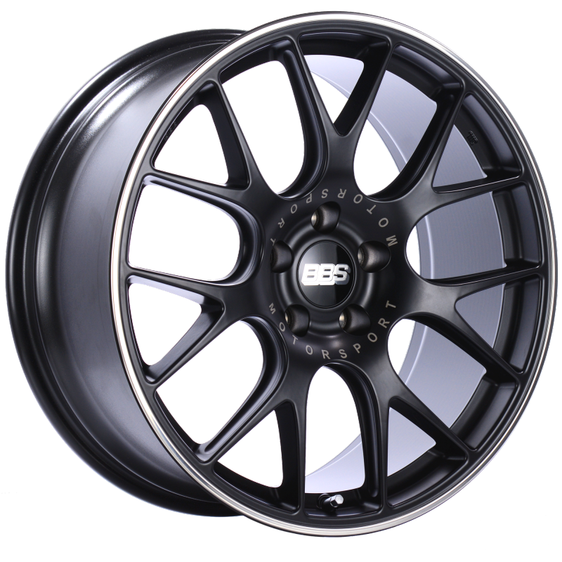 BBS CH-R 20x9 5x115 ET24 Satin Black Polished Rim Protector Wheel -82mm PFS/Clip Required 0