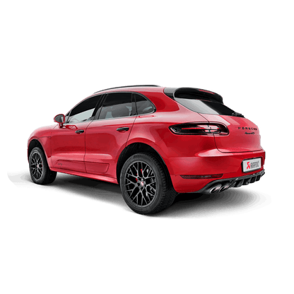 Akrapovic 2014 Porsche Macan Turbo (95B) Evolution Line Cat Back (Titanium) w/ Titanium Tips 1