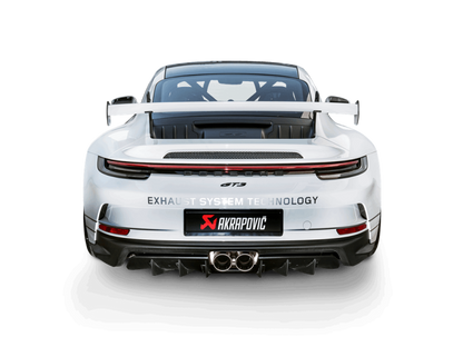 Akrapovic 21-22 Porsche 911 GT3/GT3 RS (992) Slip-On Race Line (Titanium) w/Titanium Tips 1