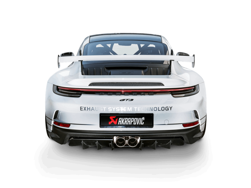 Akrapovic 21-22 Porsche 911 GT3/GT3 RS (992) Slip-On Race Line (Titanium) w/Titanium Tips 1