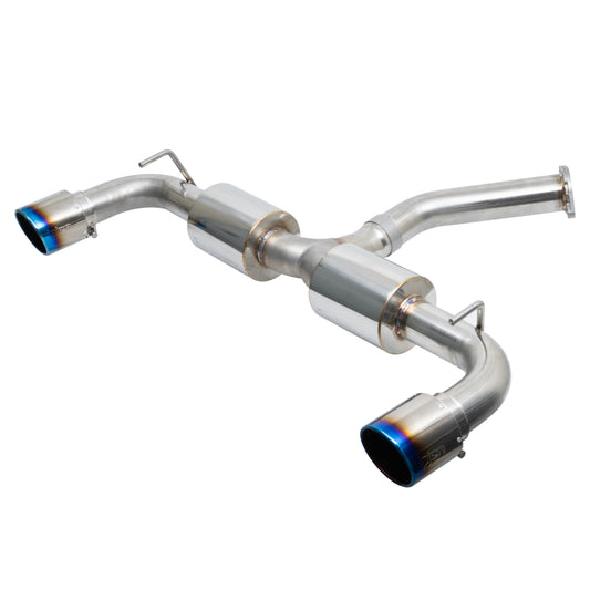 Injen 19-22 Hyundai Veloster N L4 2.0L Turbo Performance SS Axle Back Exhaust System - Burnt Ti Tips 0