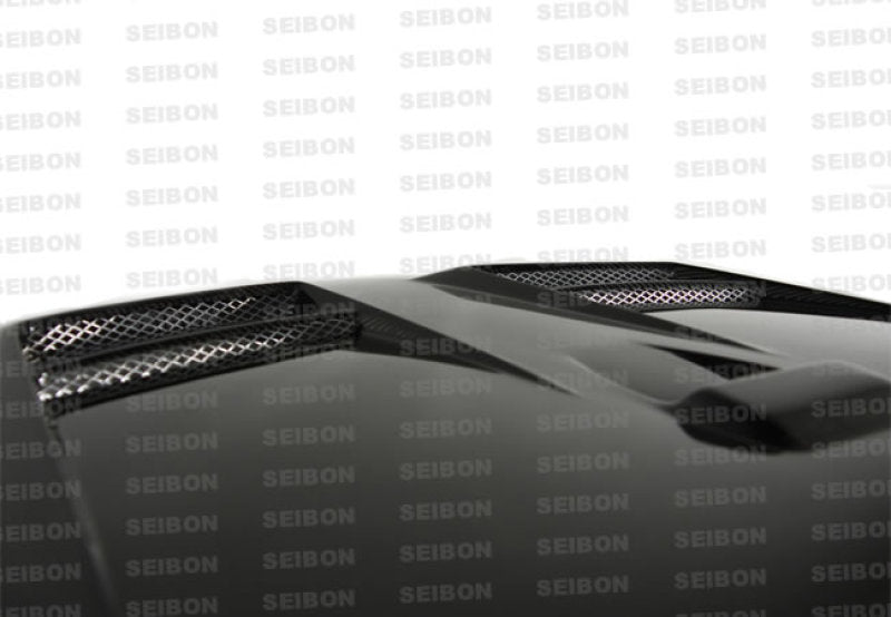 Seibon 08-09 Mitsubishi Lancer (CYA4/5A) DV Style Carbon Fiber Hood 3