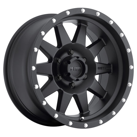 Method Wheels Method MR301 The Standard 15x7 -6mm Offset 6x5.5 108mm CB Matte Black Wheel