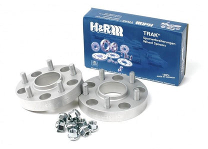 H&R Trak+ 50mm DRA Wheel Adaptor Bolt 5/130 Center Bore 84 Bolt Thread 14x1.5 - Black