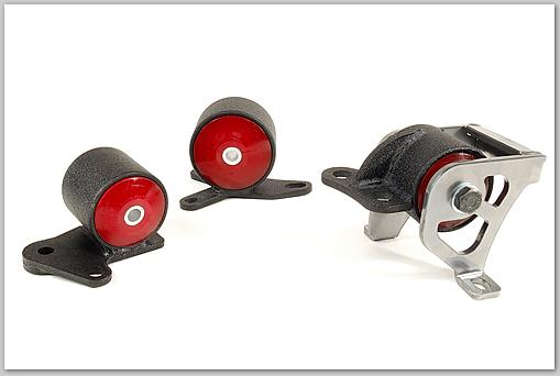 Innovative Mounts Innovative 96-00 Civic B/D Series Black Steel Mounts 75A Bushings (2 Bolt)